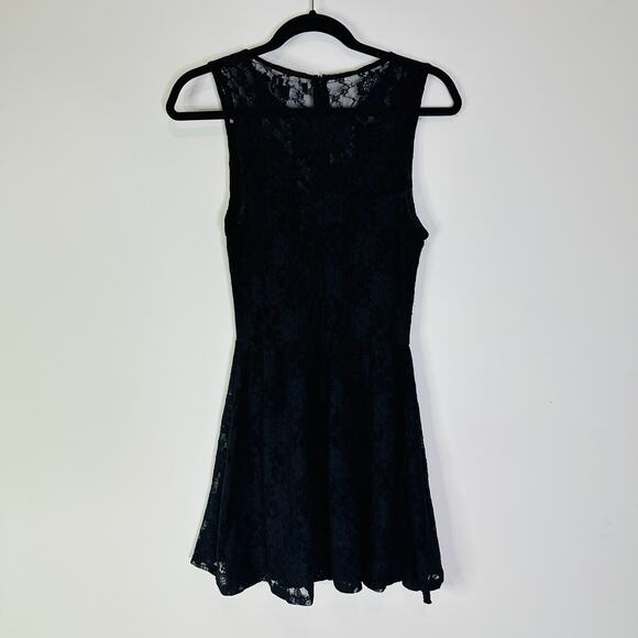 For Love & Lemons Lulus Lace Dress in Black Size medium - Picture 5 of 8